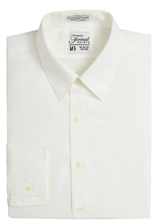 Classic Collection Ivory  Turn Down Collar Shirt