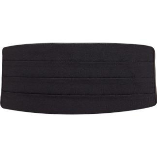 VNC05 - Black Satin Cummerbund