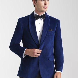 C6404 - Sapphire Blue Velvet Venice Dinner Jacket by Allure Men