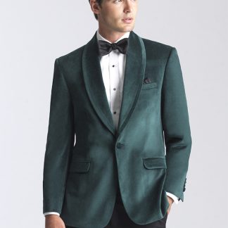 C6406 - Emerald Green Velvet Venice Dinner Jacket by Allure Men