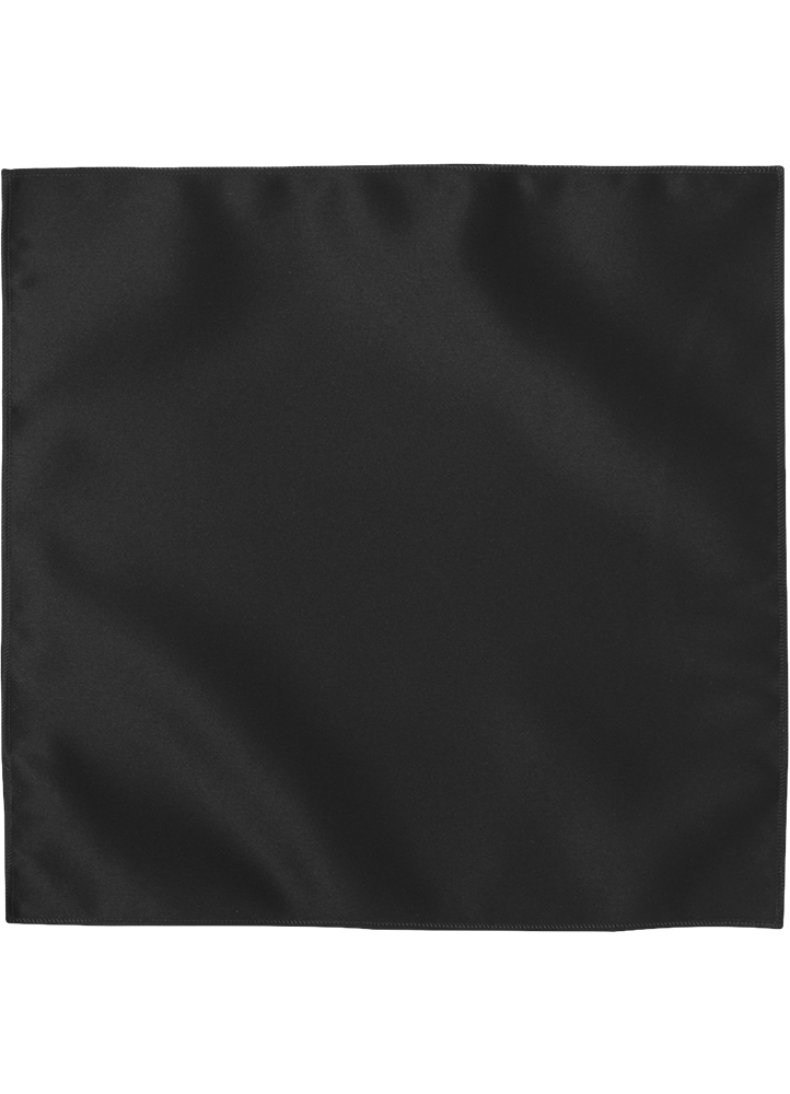 HN004 - Black Satin Pocket Square