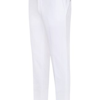 P6607 - White EuroSlim Stretch Pants - Front