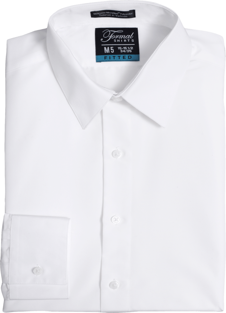 SNTAF - White Fitted Non Pleated Spread Collar Tuxedo Shirt
